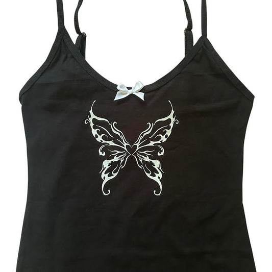 Ditto Vintage x Cleo Violet Butterfly Tank