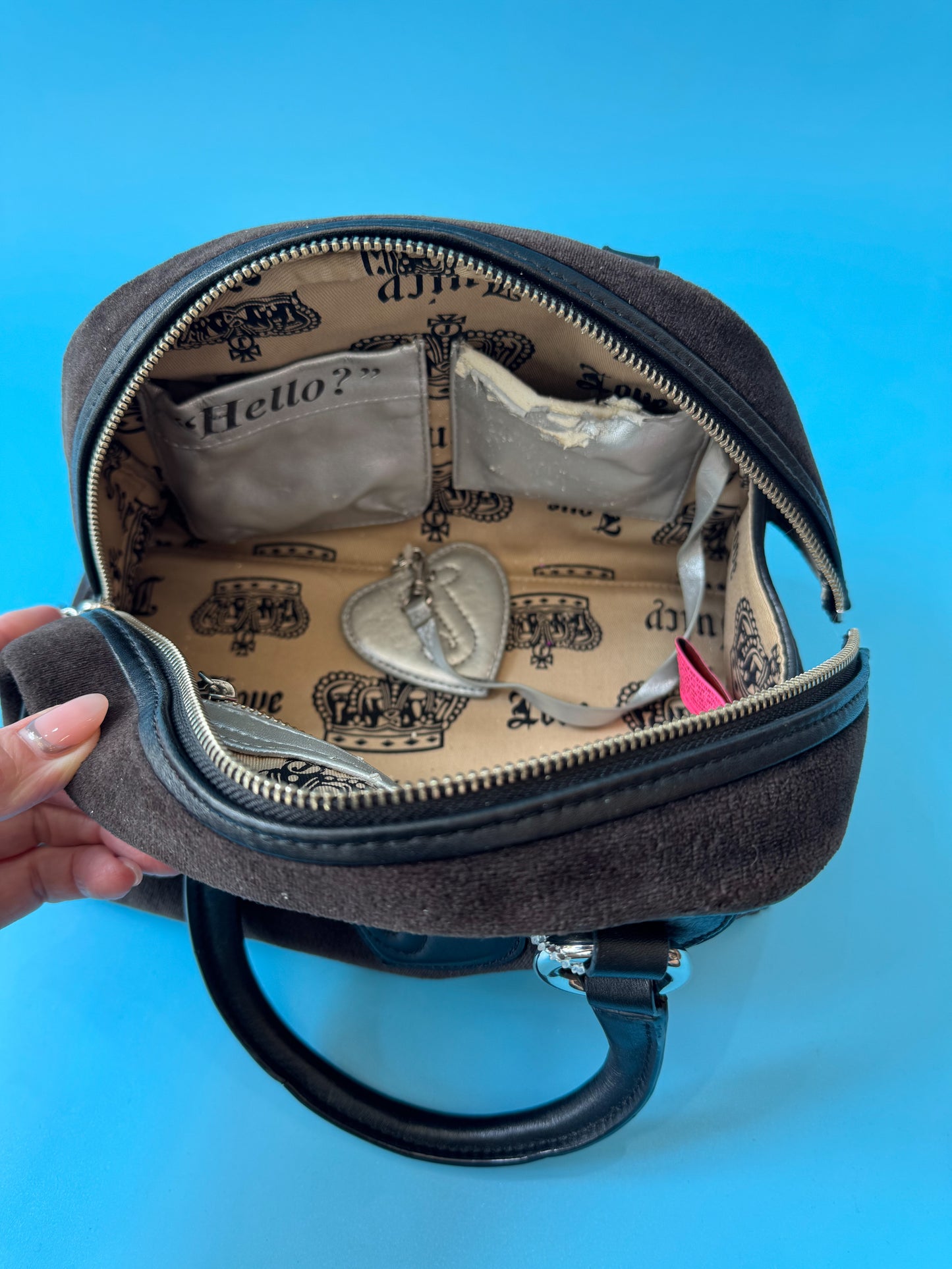2010s Juicy Couture Embroidered Satchel