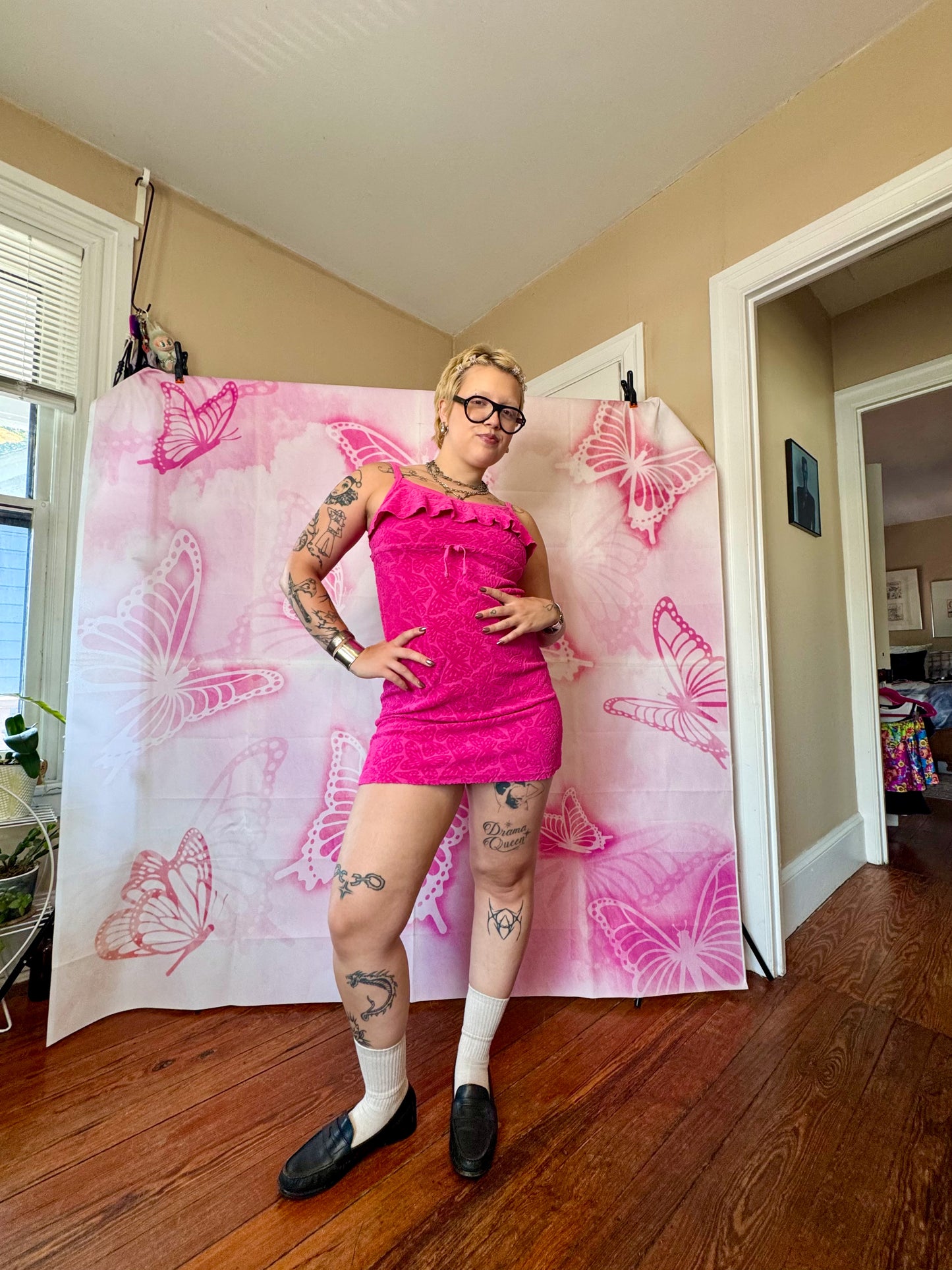 2010s Juicy Couture Butterfly Terry Cloth Dress