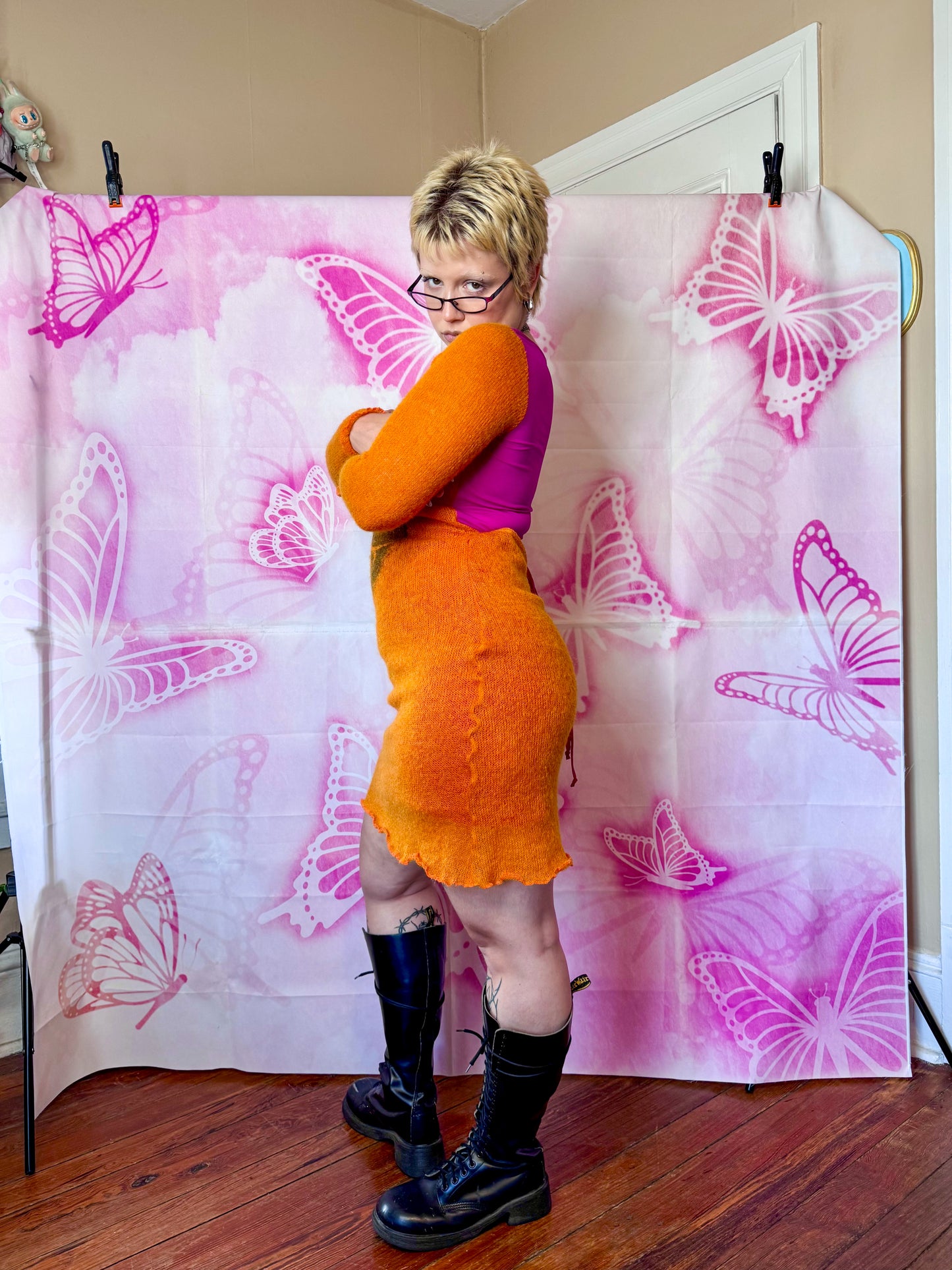 Y2K Knit Sweater Dress