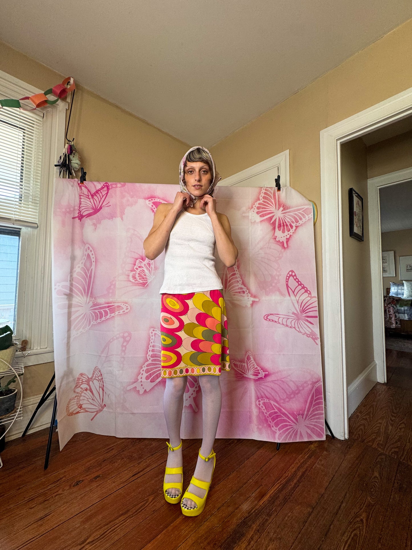 εϊз COMING SOON εϊз 1960s Emilio Pucci Psychedelic Peacock Skirt