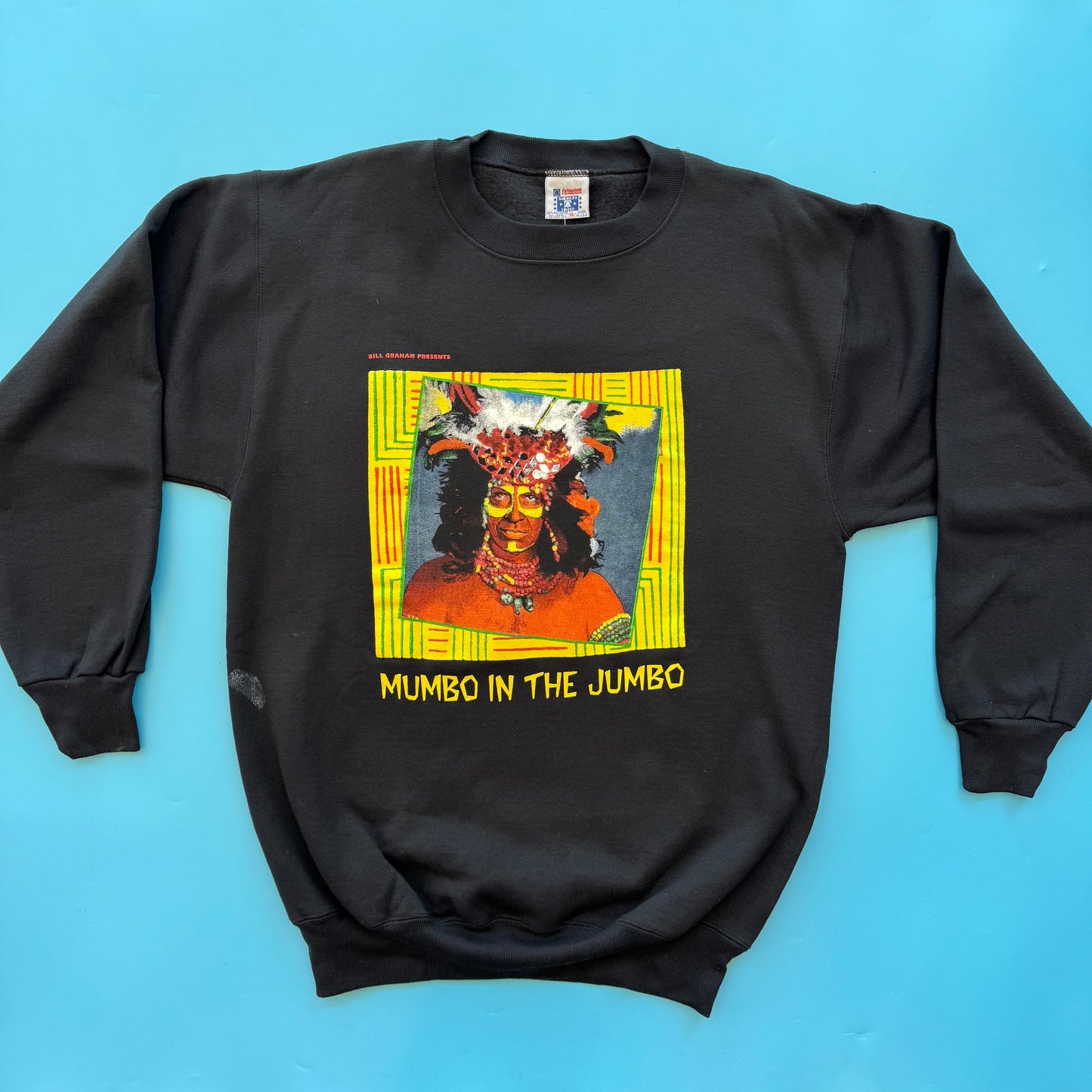 1990 Bill Graham Presents ‘Mumbo in the Jumbo’ Crewneck Sweatshirt