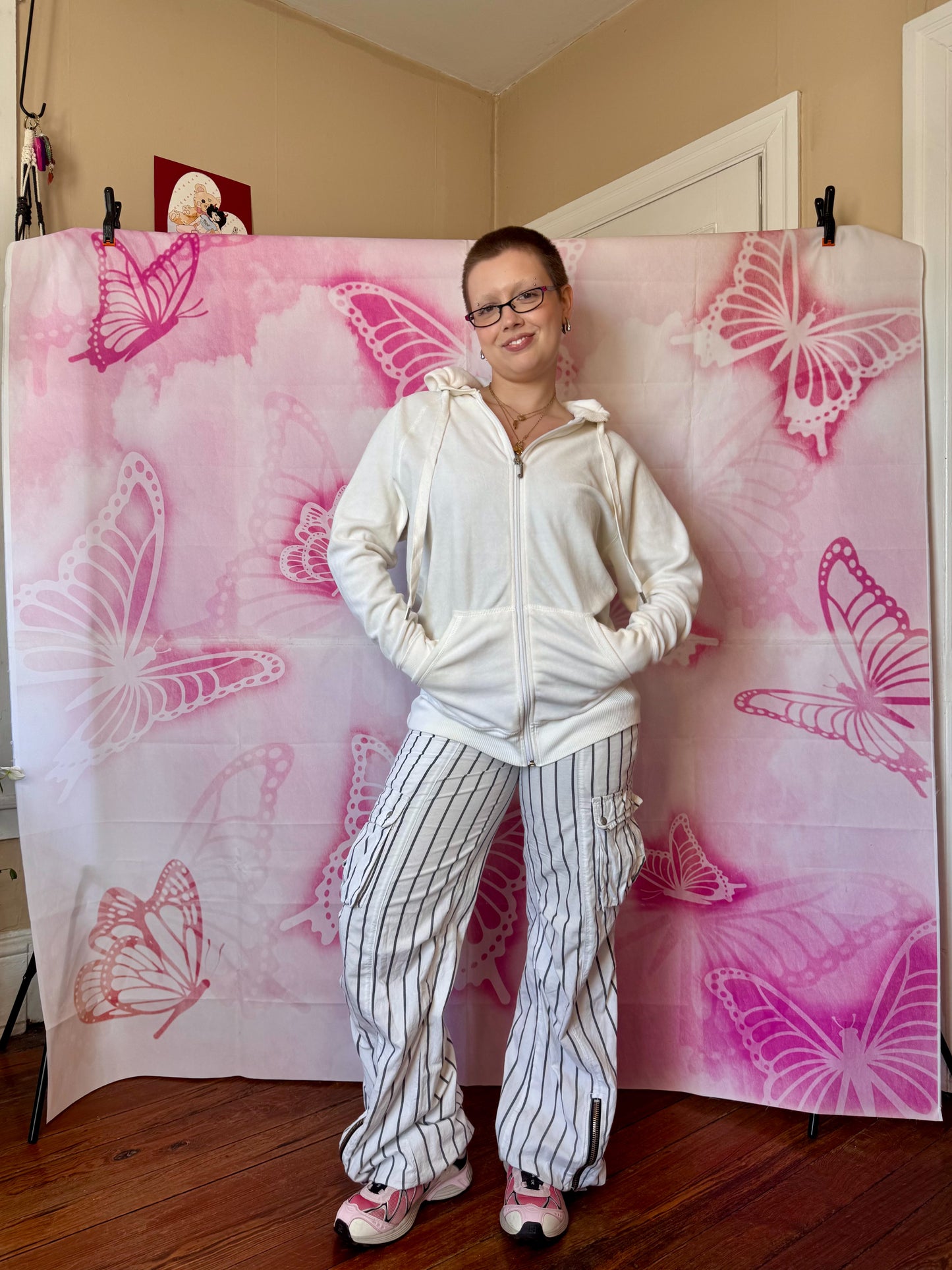 Y2K Juicy Couture Oversized Zip Up Hoodie