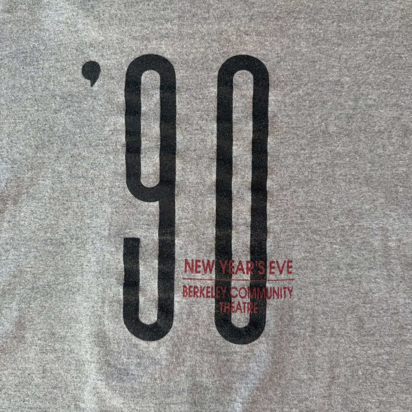1989-1990 Bill Graham Presents The Psychedelic Furs East of Eden NYE Berkeley Community Theatre T-Shirt