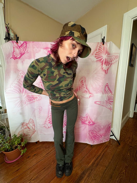 90s Camo Top