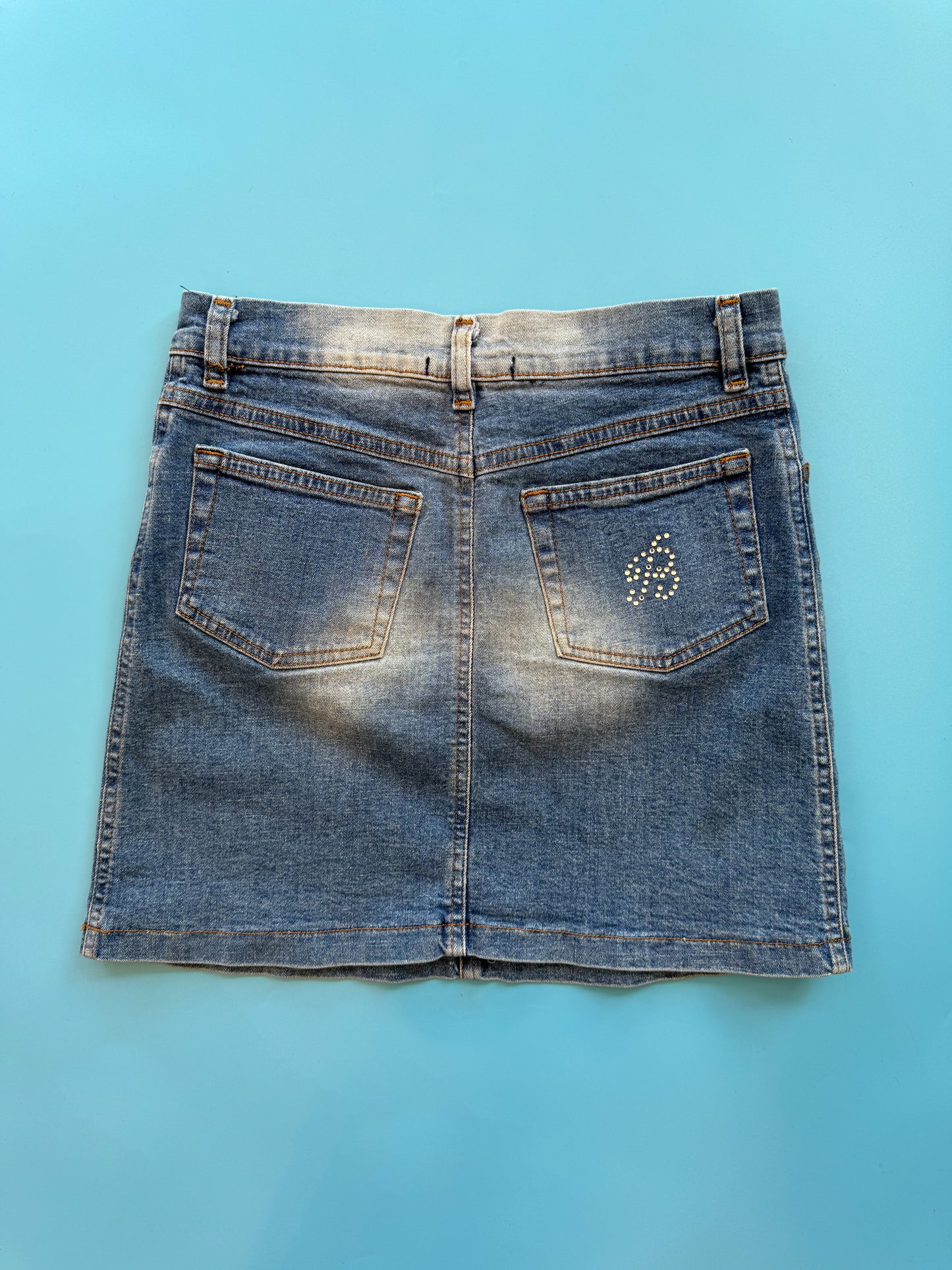 Y2K Miss Blumarine Mini Denim Skirt