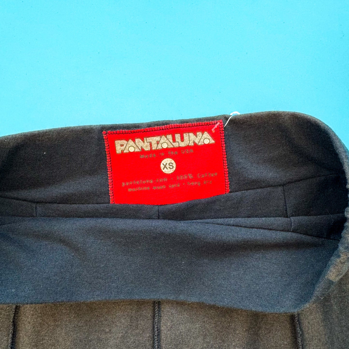 Deadstock Pantaluna Upcycled T-Shirt Skirt in XS
