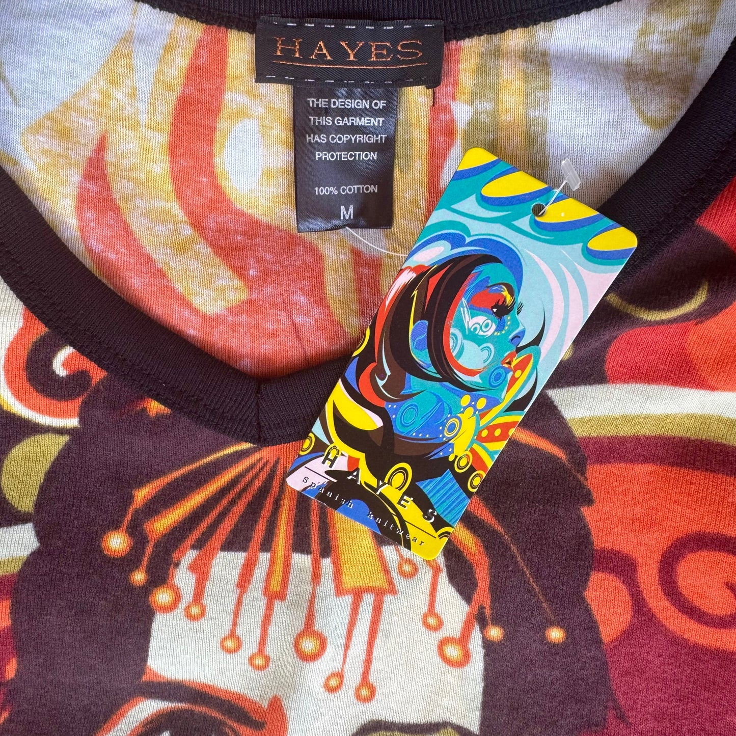 Y2K Deadstock Hayes Graphic Baby Tee