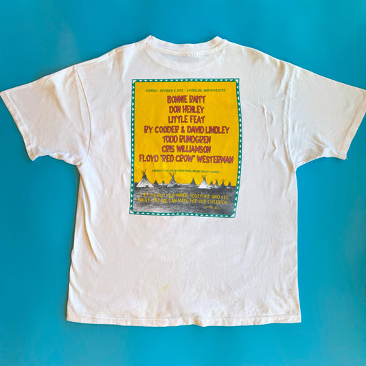 1992 Bill Graham Presents Healing The Sacred Hoop Benefit Show T-Shirt