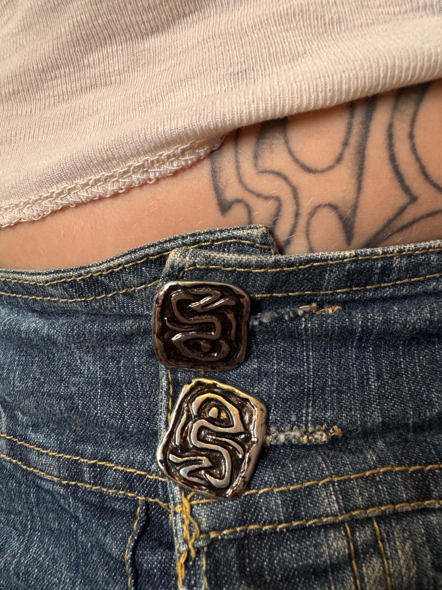 Y2K Micro Mini Denim Skirt