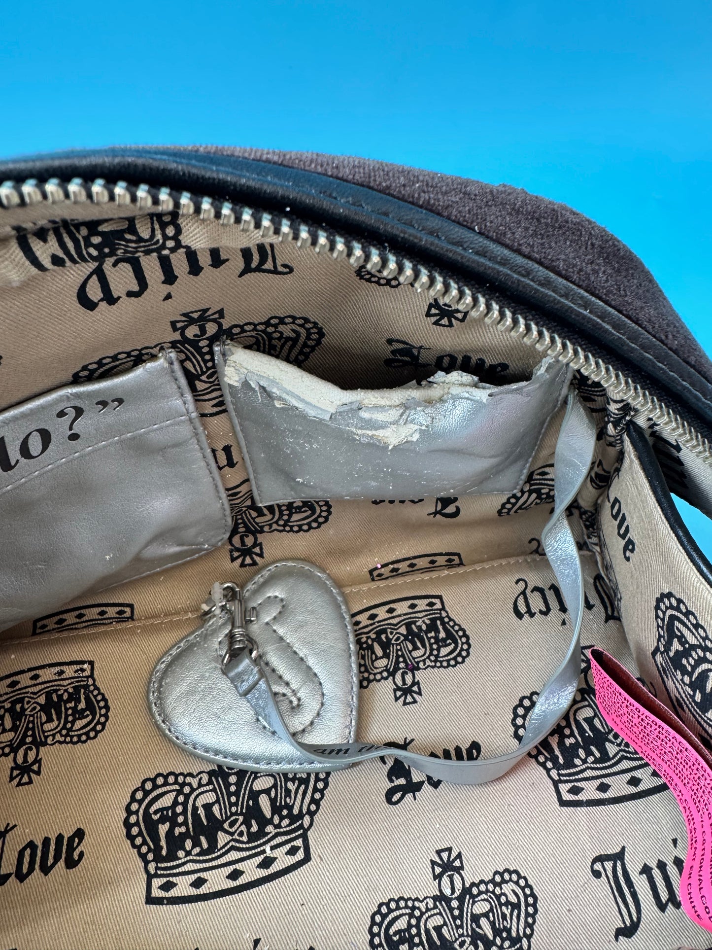 2010s Juicy Couture Embroidered Satchel