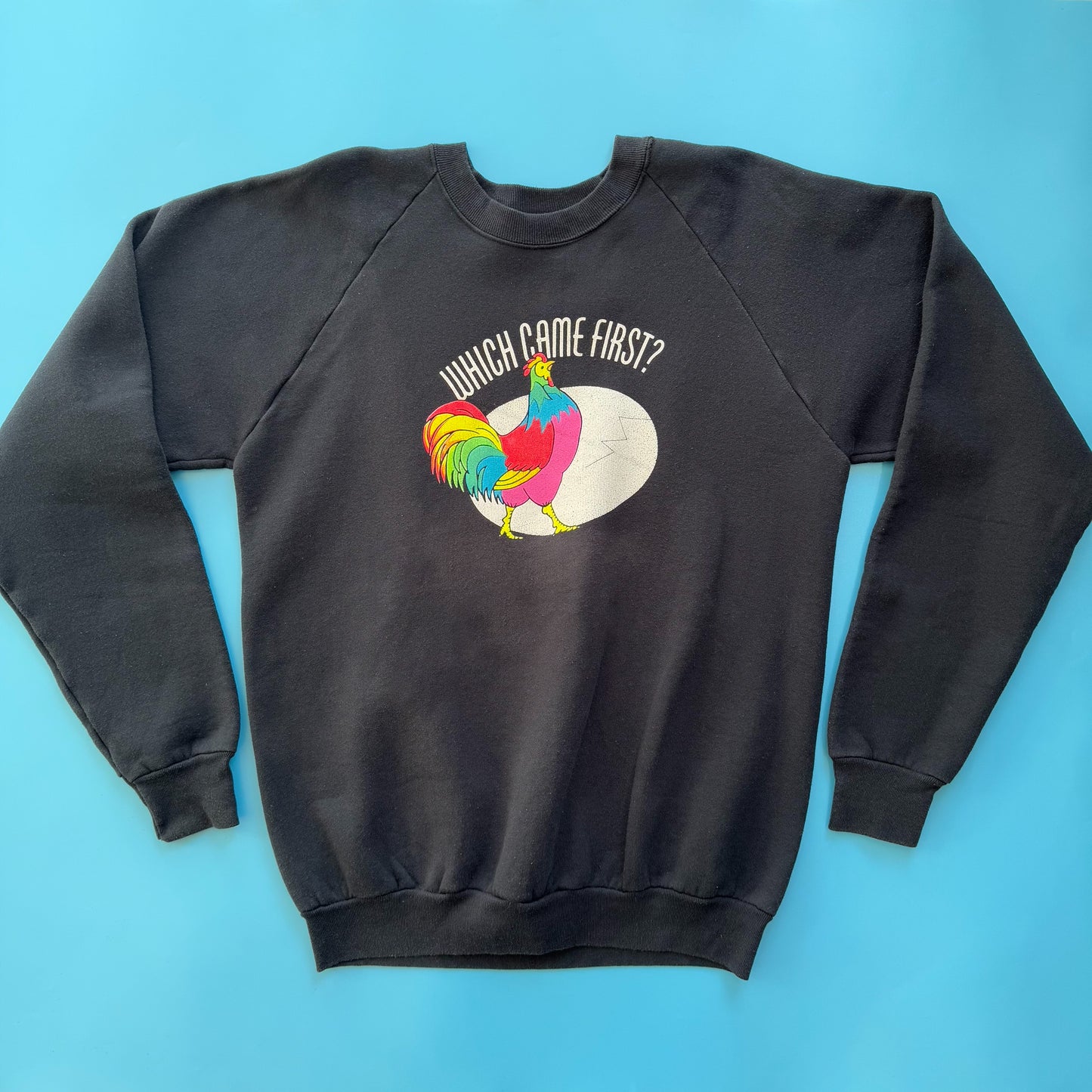 1989-1990 Bill Graham Presents in Oakland ... Which Came First? NYE Crewneck