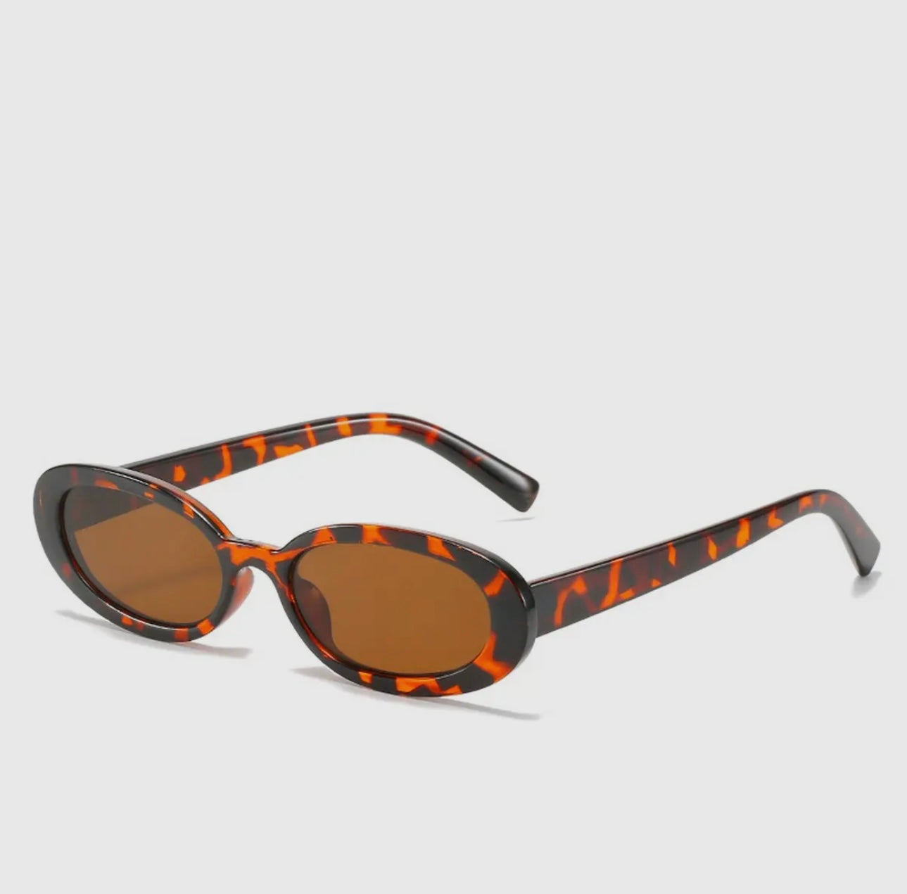 Oval Retro Small Frame Sunglasses