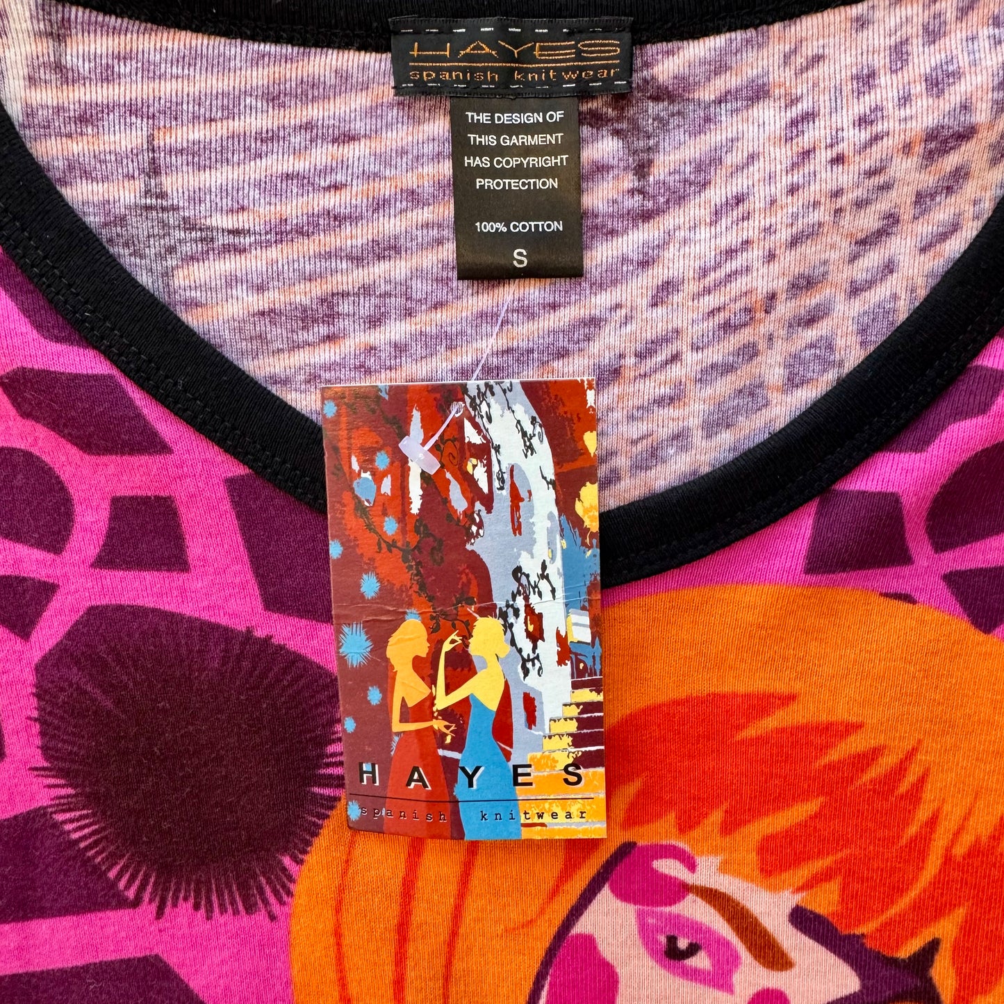 Y2K Deadstock Hayes Graphic Long Sleeve Tee