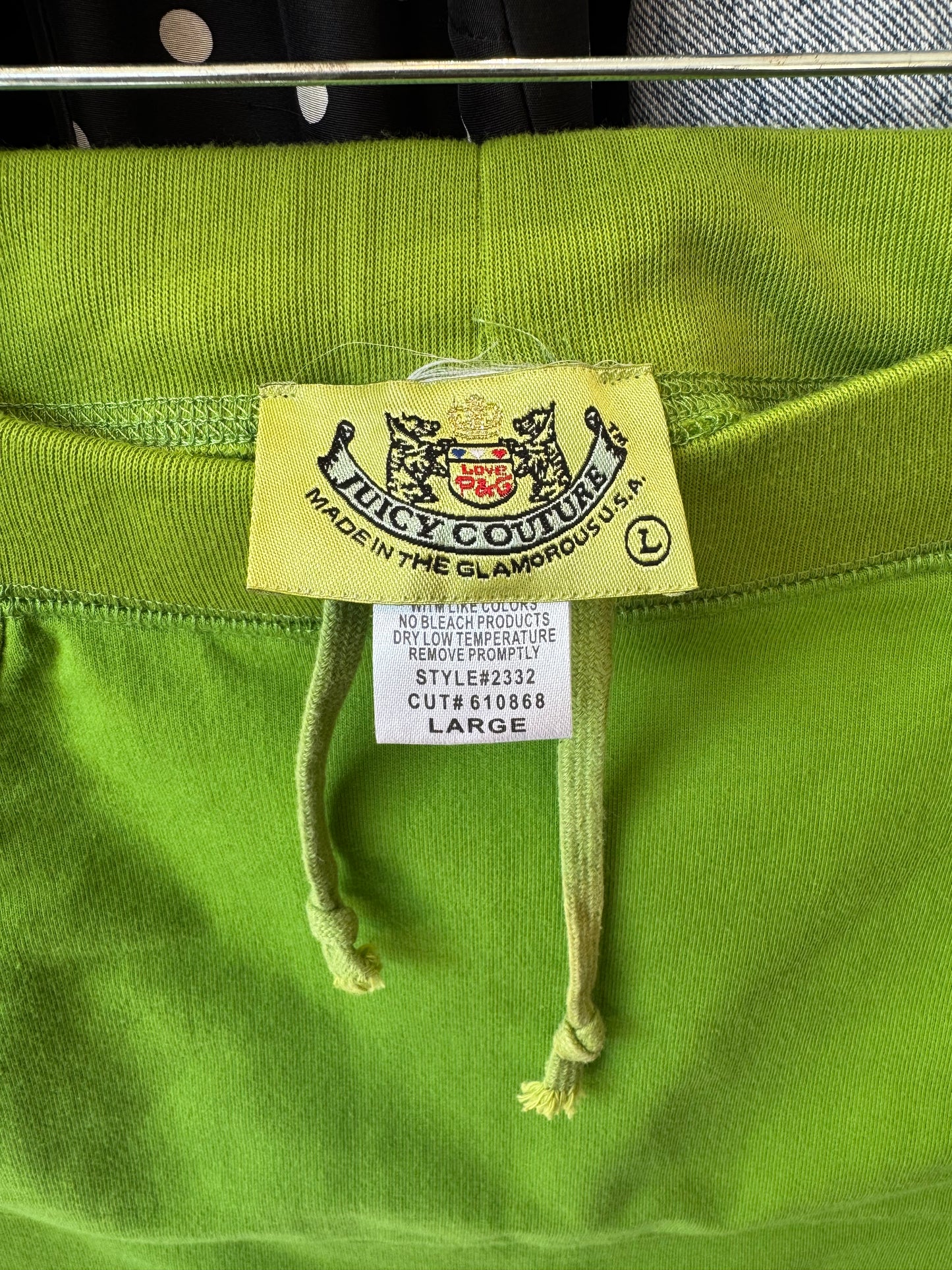Y2K Juicy Couture Angel Drawstring Mini Skirt