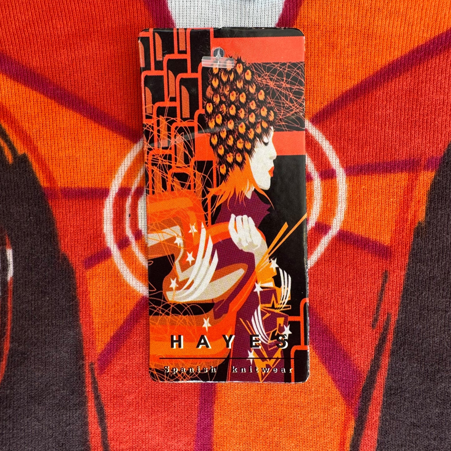 Y2K Deadstock Hayes Graphic Long Sleeve Tee