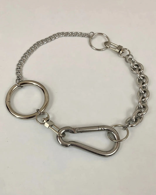 Shop Journal Mixed Chain Carabiner Necklace