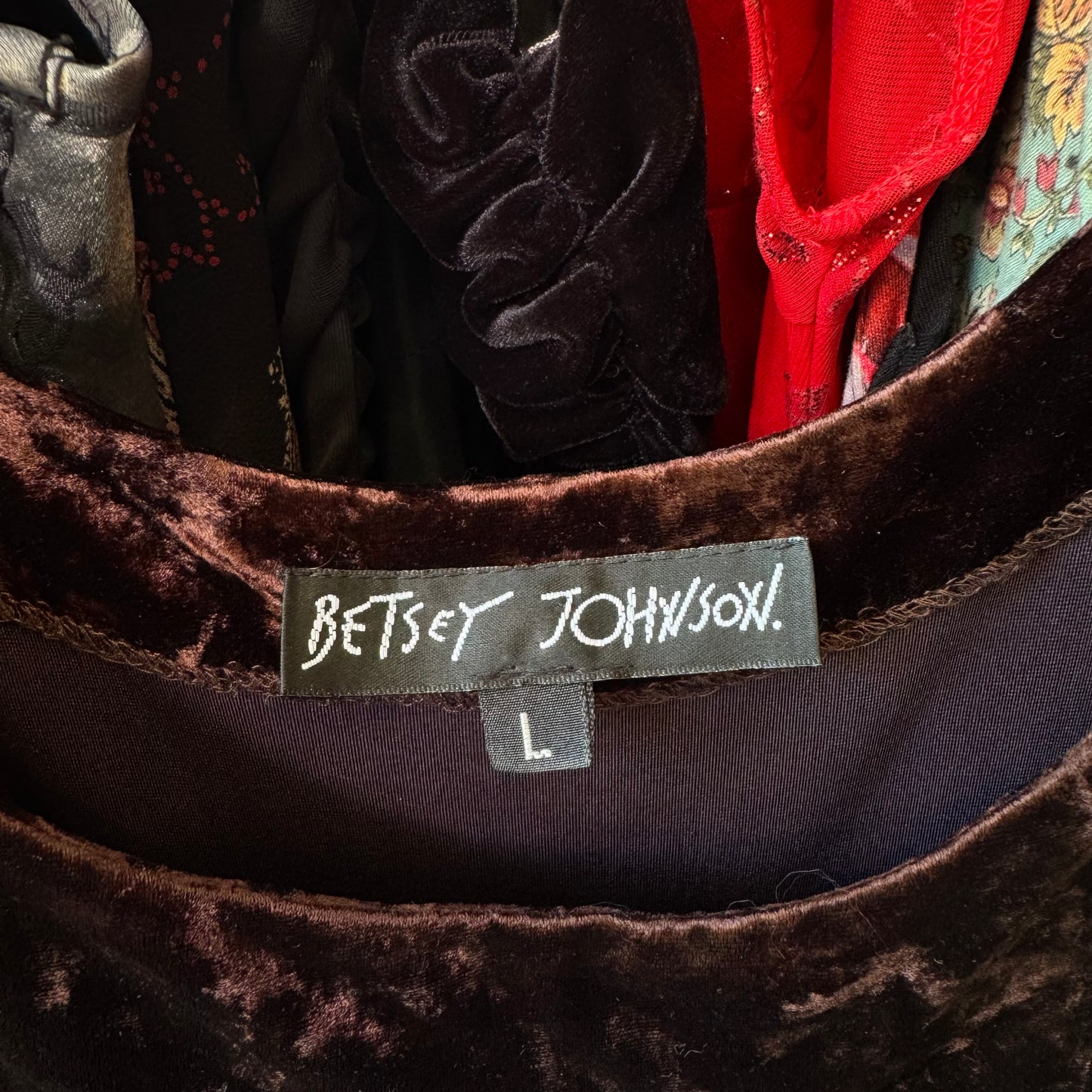 90s Betsey Johnson Velvet Jumpsuit