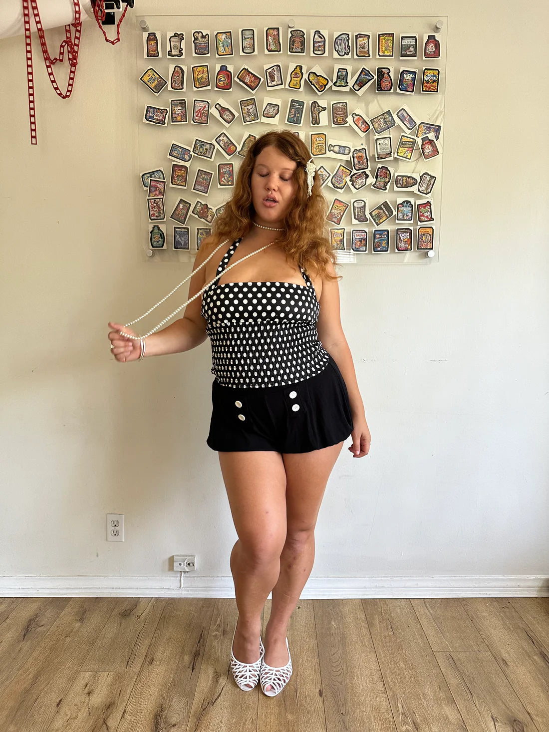 Blondita Shop Sailor Bloomer Shorts Noir