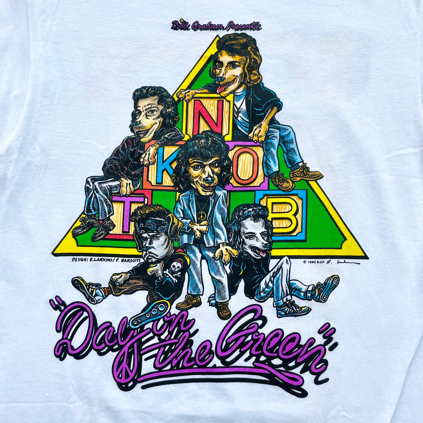 1990 Bill Graham Presents “Day On The Green” New Kids On The Block T-Shirt