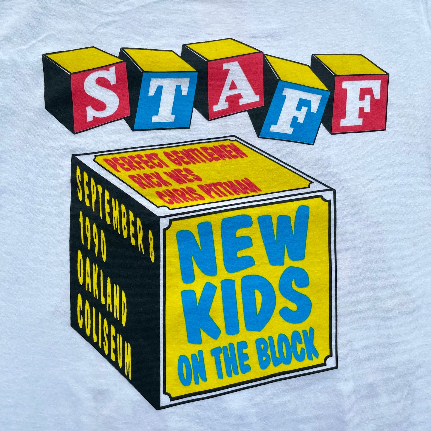 1990 Bill Graham Presents “Day On The Green” New Kids On The Block T-Shirt