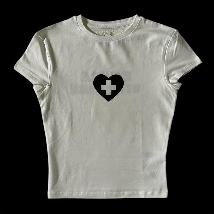 Cleo Violet Fragile Baby Tee