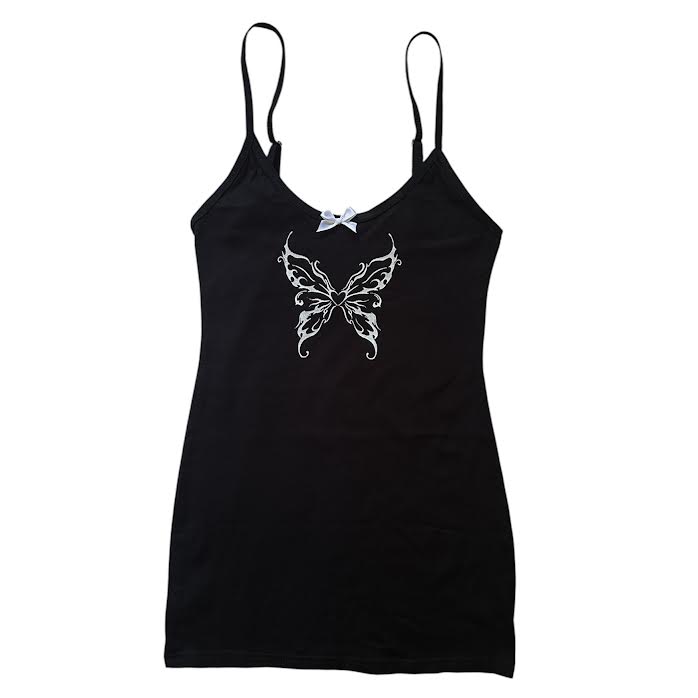 Ditto Vintage x Cleo Violet Butterfly Tank