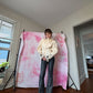 90s Bill Blass New York Edwardian Style Button Blouse