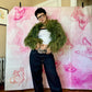 Y2K Ostrich Feather Bolero Jacket