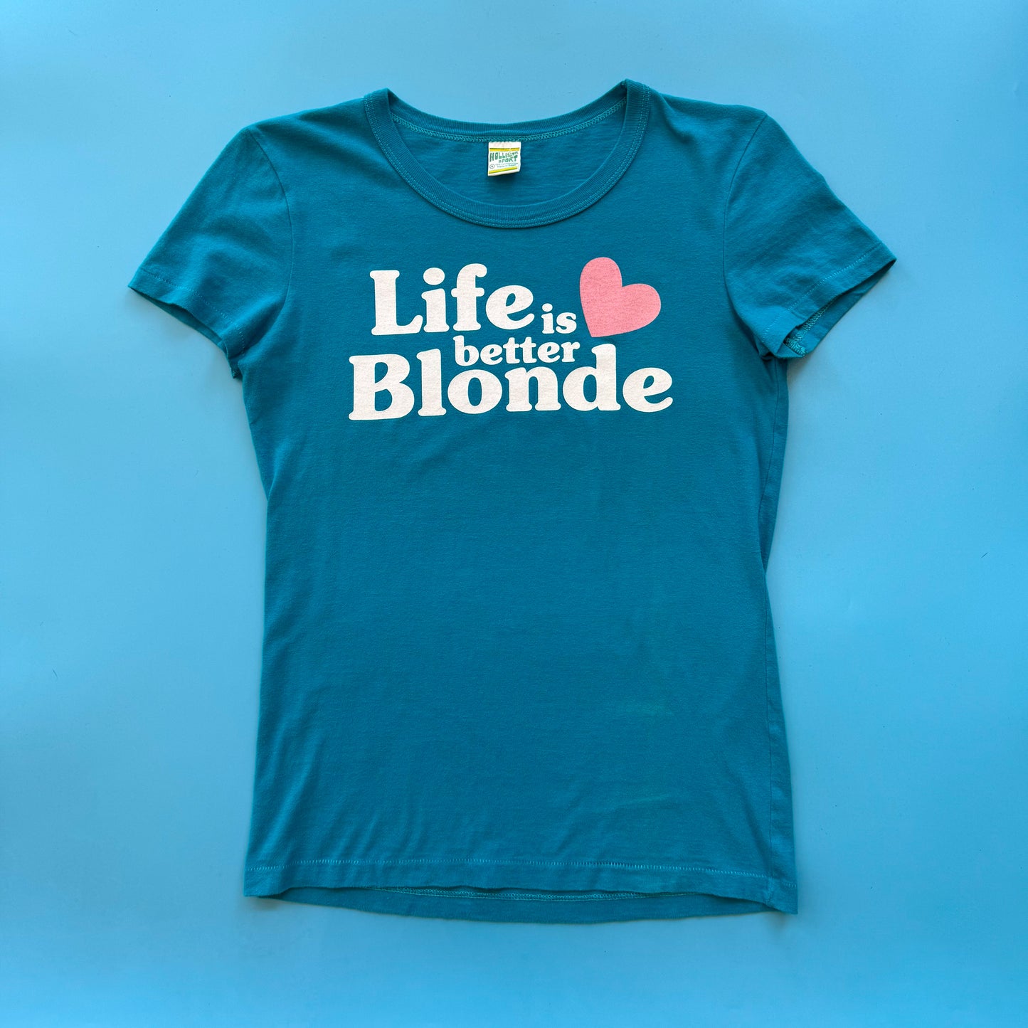 Life is Better Blonde Baby Tee by Hollister ASO Jessica Simpson