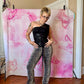 Y2K Tripp NYC One Shoulder Lace Corset Top