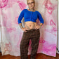 2010 Betsey Johnson Lipstick Cropped Cardigan