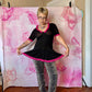 Pout by Victoria’s Secret Knit Peplum Button Sweater