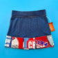 Deadstock Pantaluna Upcycled T-Shirt Skirt in XS