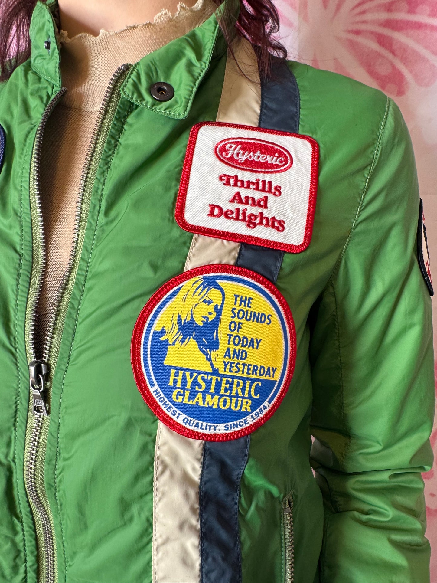 2010s Hysteric Glamour Nylon Jacket w Patches