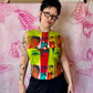 Early 00s Custo Barcelona Mod Portrait Mini Dress “As Seen On…”