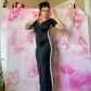 90s House Of Field by Patricia Field Bodycon Maxi Dress
