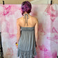 Y2K Juicy Couture Heathered Halter Dress
