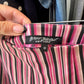 Y2K Betsey Johnson Stripped Mini Skirt