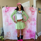 Y2K Juicy Couture Pam & Gela Era “Fluffy J” 2 Piece Skirt Set
