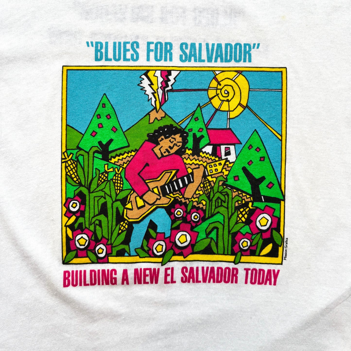 1988 “Blues For Salvador” Benefit Concert T-Shirt