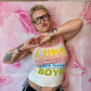 2004 RARE Victoria’s Secret Pink Rainbow Text “i like…” Graphic Tank