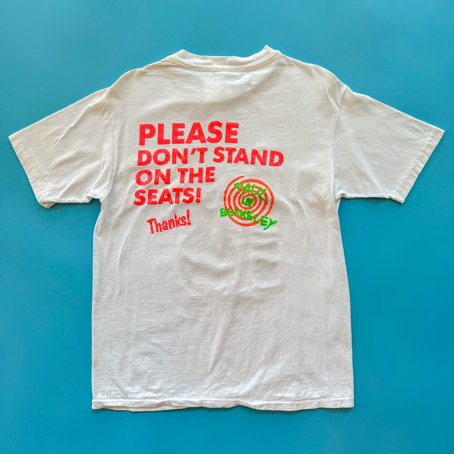 1990 Paul McCartney in Berkeley "Crew" T-Shirt