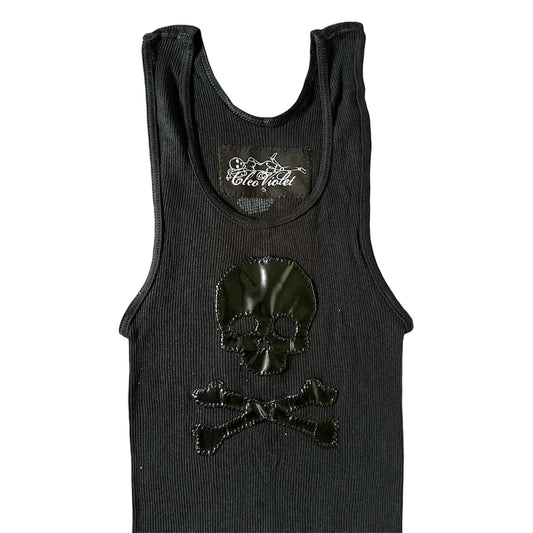Cleo Violet PVC Skull Tank