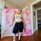 2004 RARE Victoria’s Secret Pink Rainbow Text “i like…” Graphic Tank