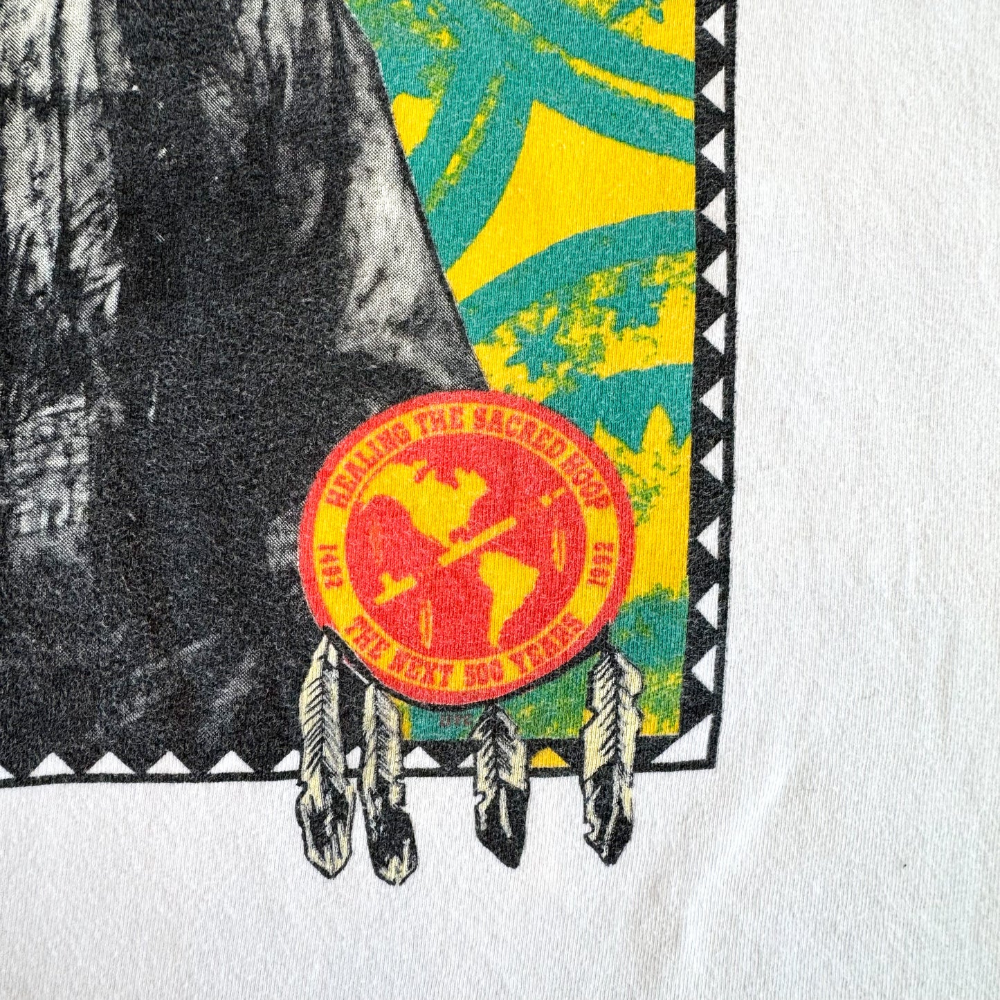 1992 Bill Graham Presents Healing The Sacred Hoop Benefit Show T-Shirt