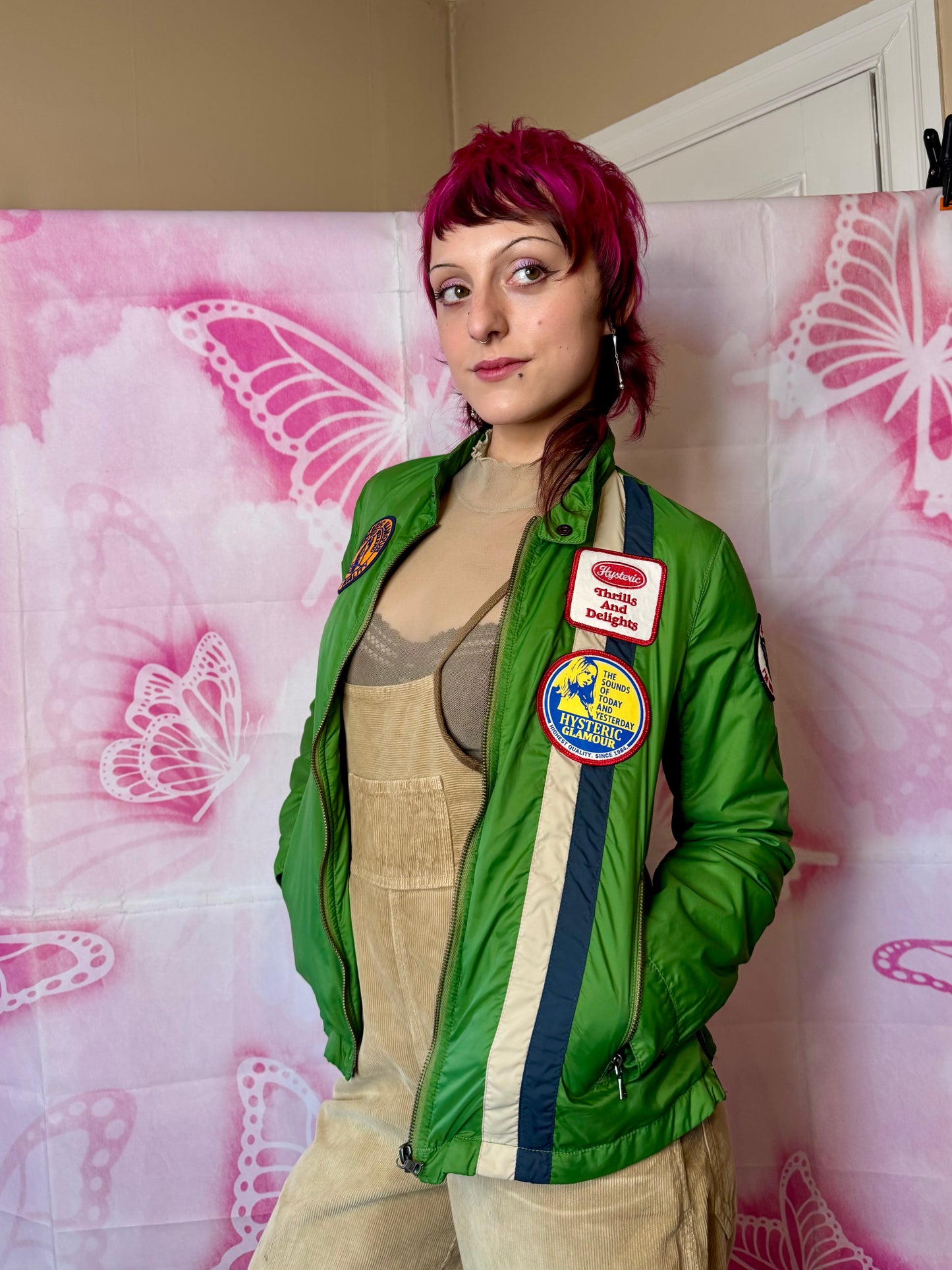 2010s Hysteric Glamour Nylon Jacket w Patches