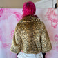 Y2K Faux Leopard Mod Jacket