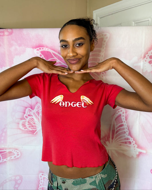 90s Angel Baby Tee