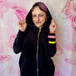 2010s Juicy Couture Oversized Velour Zip Up Hoodie